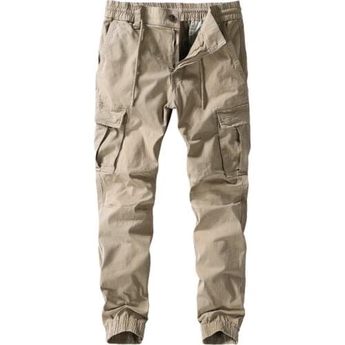 Spring Autumn Military Tactical Pants Men SWAT Combat Trousers Multi-Pocket Casual Cargo Pants Male Zipper Joggers Streetwear