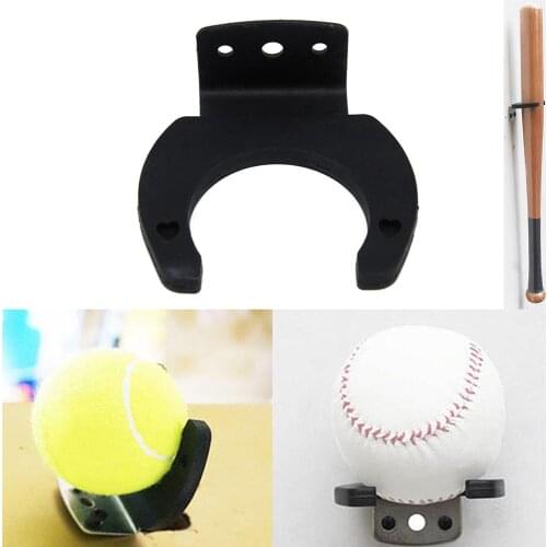 Black Vertical Baseball Bat Rack Tennis Baseball Bat Softball Racket Wall Mount Hanger Holder Rack Stand Display Wholesale