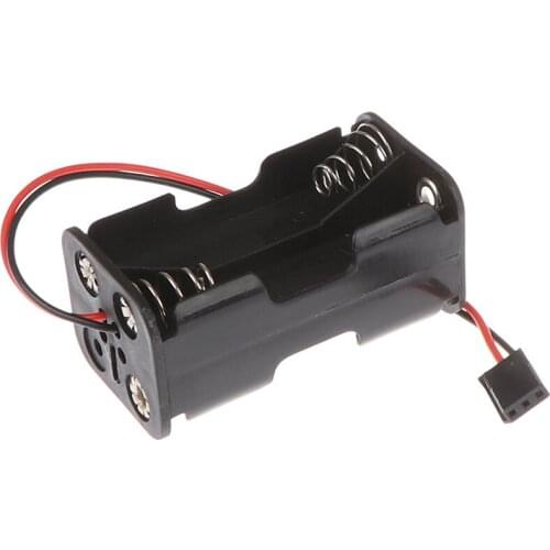 6V 4xAA Battery Holder Futaba Head for Remote Controller Model Aircraft New Battery Holder