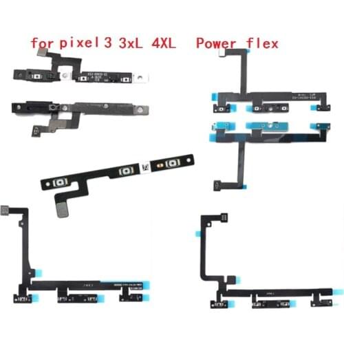 Power Volume Button Side Button Cable On Off For Google pixel 3 3XL 4 4XL Power Flex