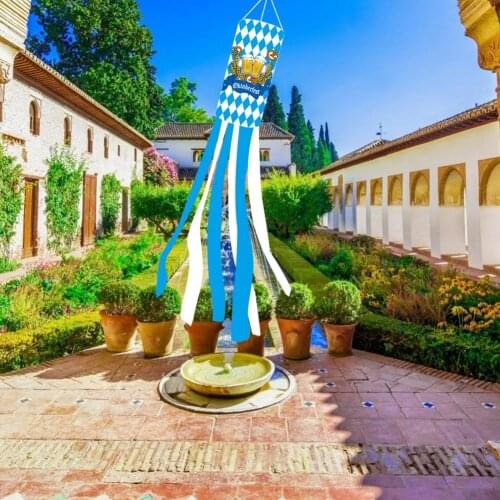 Summer Oktoberfest Windsocks Creative Outdoor Windsock Flag Wind Direction Flag Party Patio Courtyard Decor