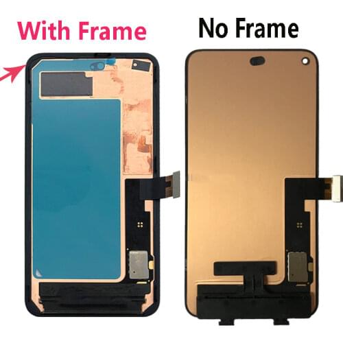 Original 6.0" For Google Pixel 5 GD1YQ GTT9Q LCD Display Touch Screen Digitizer Assembly With Frame Replacement