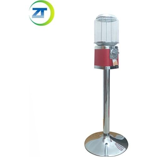 Popular Zhutong capsule toys bouncy ball vending machine candy gumball gifts vending machine with single stand
