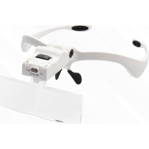 Maynice Adjustable Magnifier Eyelash Extension LED Headband Lights Lamp Eyelash Extension Tools