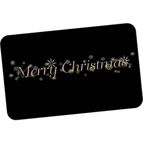 Christmas Entrance DoorMat Bedroom Living Room Carpet Floor Mat Bathroom Anti-Slip Mat Rugs Mat Corridor