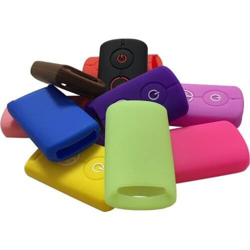 Silicone motorcycle alarm shell set key cover for YAMAHA aerox 155 NVX155 MVX 55 XMAX300 Nvx QBIX JAUNS motor key cover case fob