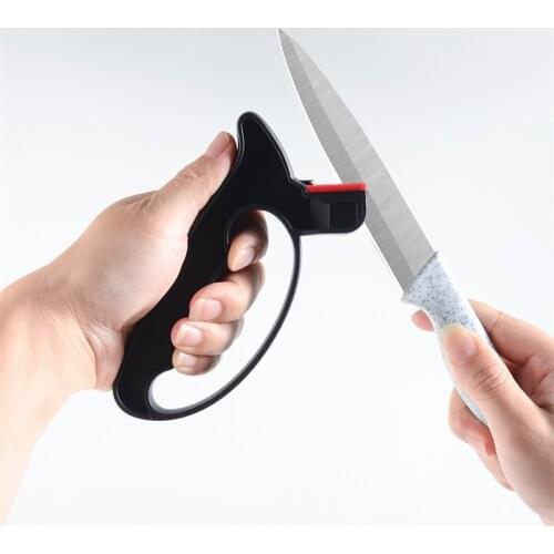 QueenTime Handheld Sharpener Kitchen Knife Sharpener Scissor Blade Sharpener Grindstone Diamond sharpener Kitchen Accessories