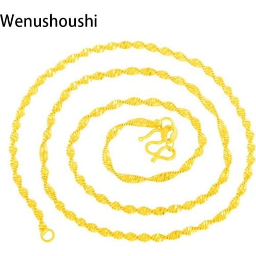 Золотые цепочки Wenushoushi China At AliExpress