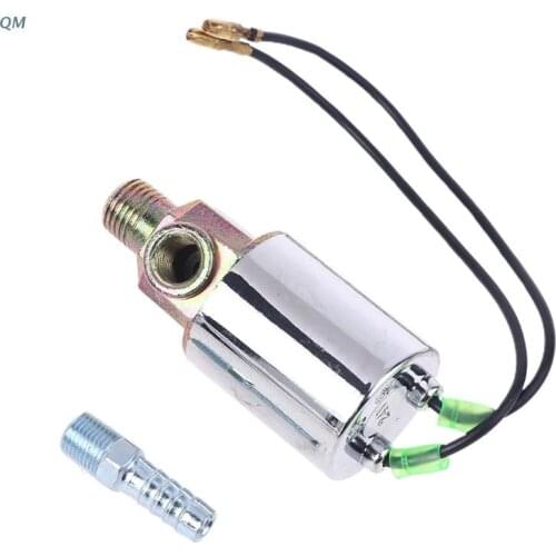 1/4" Car Metal Train Air Horn Electric Solenoid Valve DC 12V 13MF