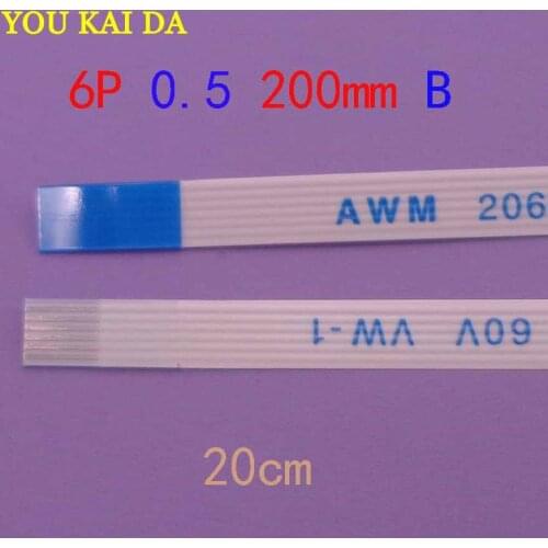 10pcs New Power Switch flex cable For Asus A550 A550C X550 X550V X550VC X550C X550CC FFC FPC Flexible Cable Length 20cm 6-Pin