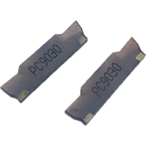 10PCS MGMN300 M PC9030 grooving carbide inserts MGMN 300 lathe cutter turning tool Parting and grooving tool Parting off