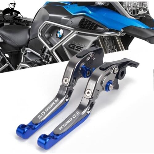 2019 R1250 GS logo Motorcycle CNC Adjustable Brake Clutch Levers For BMW R1250GS LC 2019 R 1250 GS R 1250GS