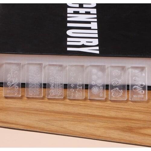 30Pcs 3D Acrylic Silicone Mold Carving Floral Mould for Nail Art DIY Decoration 62KE