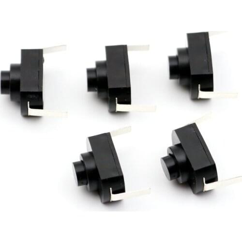 5pcs switch button DIY Parts 12x8mm electronic Switch for Flashlight Torch