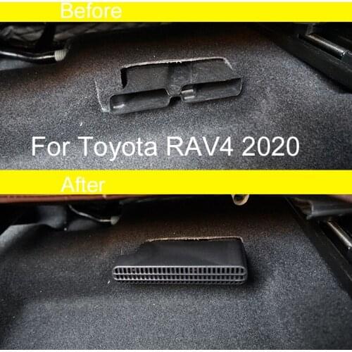 Car-styling Dust blocking protection cover for air outlet of air conditioner under ABS seat for Toyota RAV4 2020