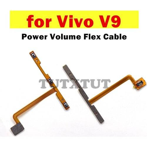 For Vivo V9 Power Volume Flex Cable ON OFF Side Button Switch Flex Cable Replacement Repair Spare Parts