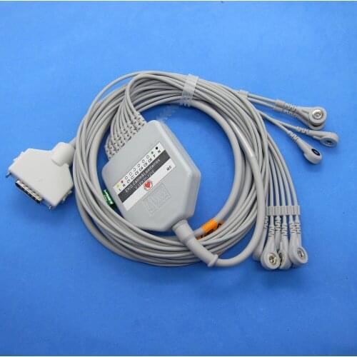 Electrocardiograph ekg machines portable FUKUDA ekg cable 10 lead