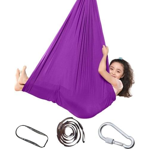 1m/1.5m Kids Outdoor Indoor Swing Hammock for Cuddle Up To Sensory Child Therapy Soft Elastic Parcel Steady Seat Swing