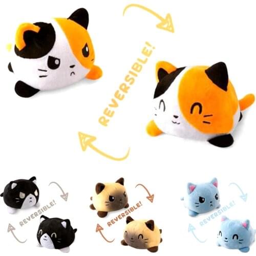 Kawaii Pillow Stuffed Toy Dolls Soft Simulation Flip plush doll Cute Home Decoration Accessories for Children Gifts