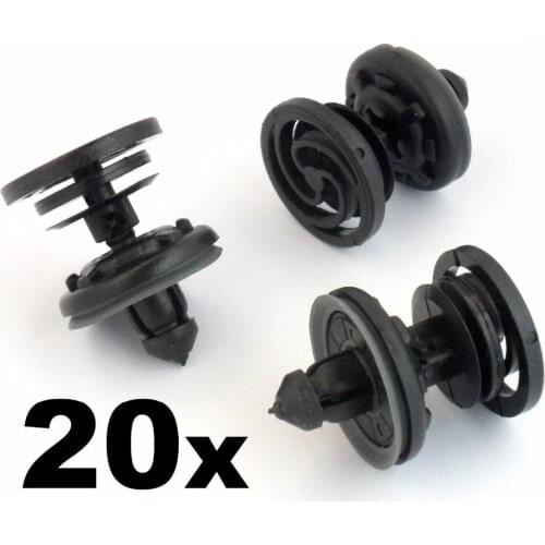 For Volkswagen VW Interior Door Card & Trim Panel Mounting / Fastener Clips 7L6868243