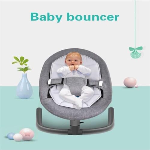 Baby Rocking Chair for Aluminum Newborn Swing Bouncer Chair Infant Sleeping Basket Automatic Cradle for Toddler