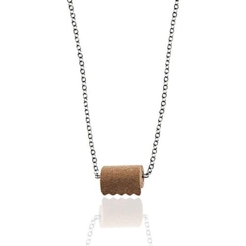 Personality Toilet Roll Paper Charms Pendant Necklace 2020 New Fashion Creative Jewelry Gift For Women Girls Gift