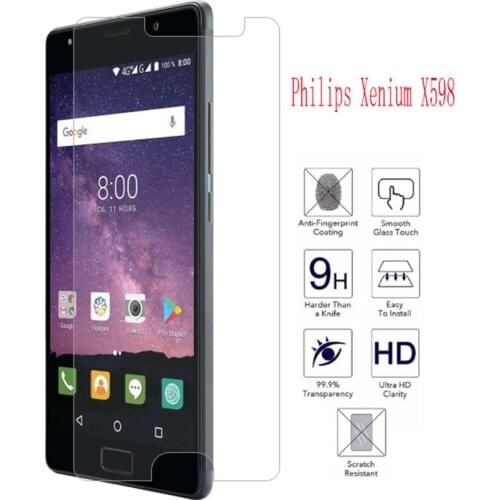 NEW Screen Protector phone For Philips Xenium X598 phone Tempered Glass SmartPhone Film Protective Screen Cover