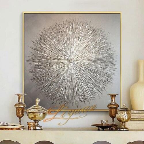 New Arrival Home Art Handmade Abstract Oil Painting Canvas Wall Art Modern Home Decoration One Piece decoracion salon casa