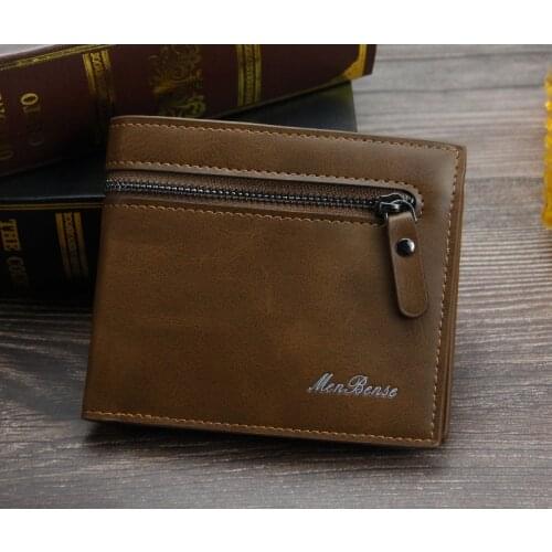 New mens wallet multi-function large-capacity mens wallet fashion multi-card wallet mens short wallet