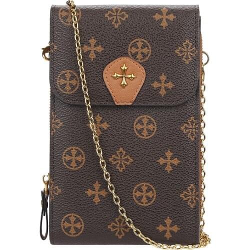 Baellerry Chain Crossbody Cell Phone Shoulder Bag For Women Fashion Leather Small Messenger Bags Female Large Capacity Purse