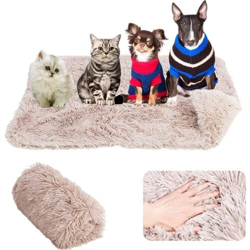 Super Soft Pet Blanket Cat Bed Mat Dog Soft Fleece Pad Puppy Sleep Mat Dog Mattress Cushion for Pet Mattress Sleeping Cover