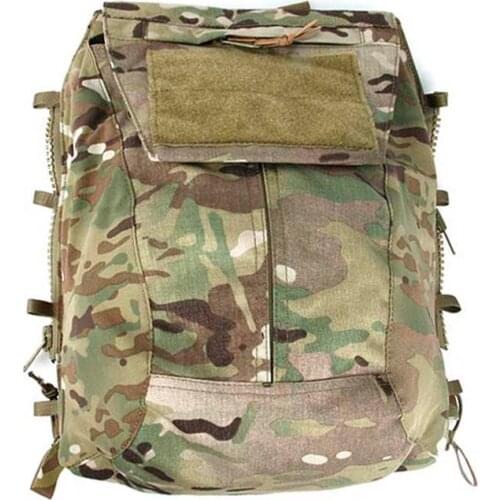 TMC Multicam Tactical Vest Zipper-on Panel Bag Pouch Outdoor Hunting Shooting Military Vest Plate Carrier Bags Free Shipping