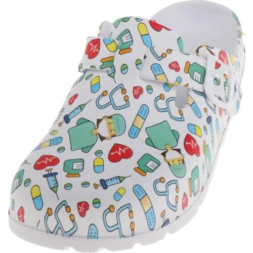 Waterproof slippers sandals kitchen restaurant non slip nurse chef shoes uniform workwear women nursing slippers