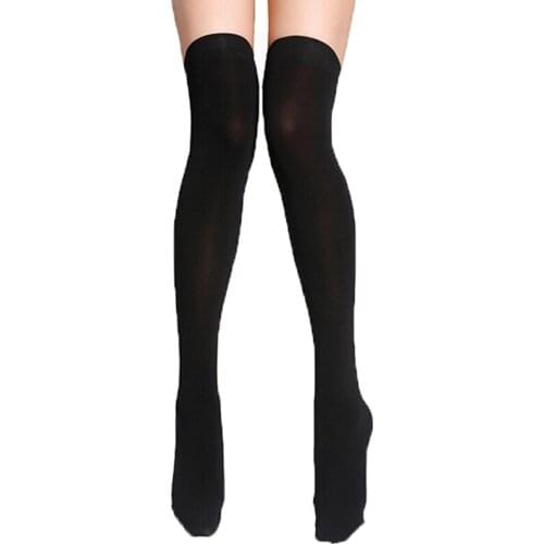 Women Fashion Stockings Over Knee Thigh High Ladies Long Socks Elastic Stockings for Girls