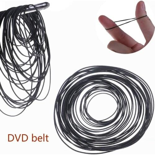 40-130mm Universal Mix Cassette Tape Belt Generic Tape Drives Machine Belt 50pcs