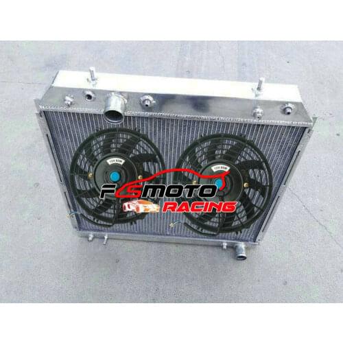 Aluminum Radiator With FAN For Jeep Grand Cherokee WJ / WG 3.1 TD AT/MT 1999-2005 3.1TD 2000 2001 2002 2003 2004 & OR