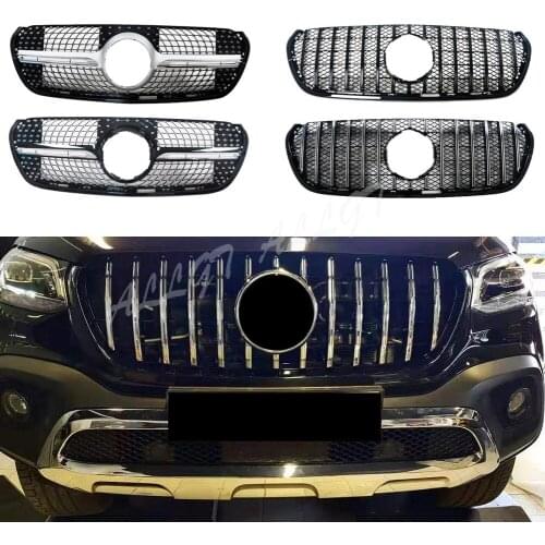 Car Front Racing Billet Bumper Grille Upper Grill Cover For Mercedes-Benz X-CLASS
