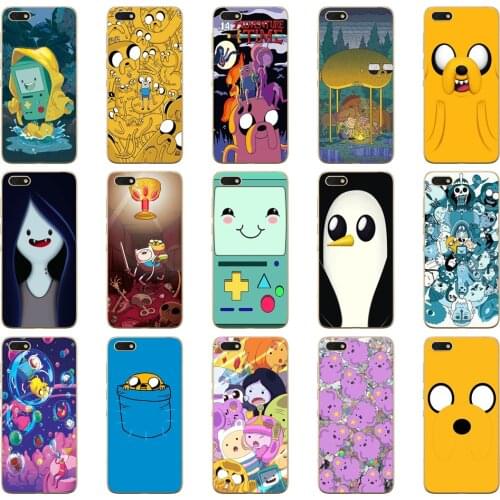 Adventure time cute Beemo BMO Jake Finn Lumpy Cover Case for Huawei honor 9 10 Lite 7A 5.45 7a pro 7c 5.7 inch 7x 8x