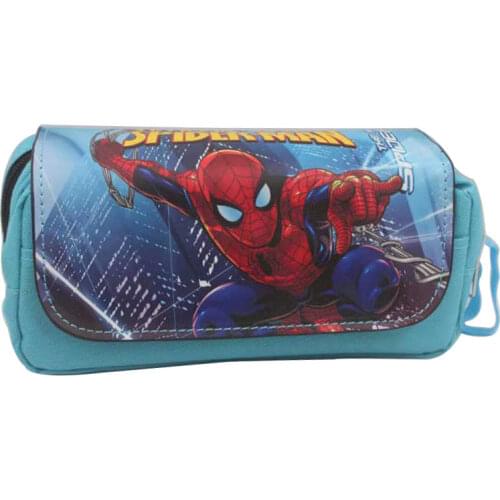 Avengers Spider-Man Double-layer Zipper Pencil Case Pencil Bags Back To School