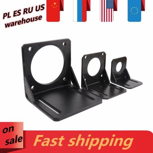 L type motor bracket apply to 42 57 86 stepping servo motor mount for Nema17 nema23 nema34