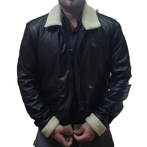CREAZIONIINPELLE Mens Genuine Leather Jacket Made In Italy