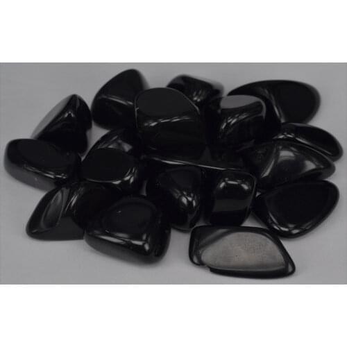 Natural Stone Black Obsidian Crystal Gem Stone Freeform Tumbled Stones Feng Shui Chakra Healing Reiki Stone 200g