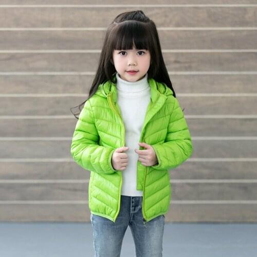 New Light Down Garment Short Style Boys and Girls'Childrens Zhongdatong and Wear Thicker Winter Coat Warm Down Garment