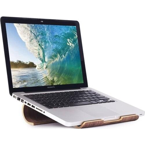 Cooling Houten Laptop Computer Notebook Hout Standhouder Ondersteuning Radiator Voor Apple Macbook Hp Notebook Computer