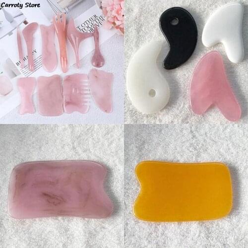 1PCS Traditional Beeswax Physical Guasha Board Scraping Tool SPA Salon Body Massager Scraper Beauty Health Care Tools