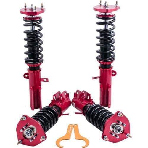Coilovers Absorbers Spring For Toyota Corolla E90 E100 E110 AE92-AE111 88-99 24 Ways Adjustable Damper