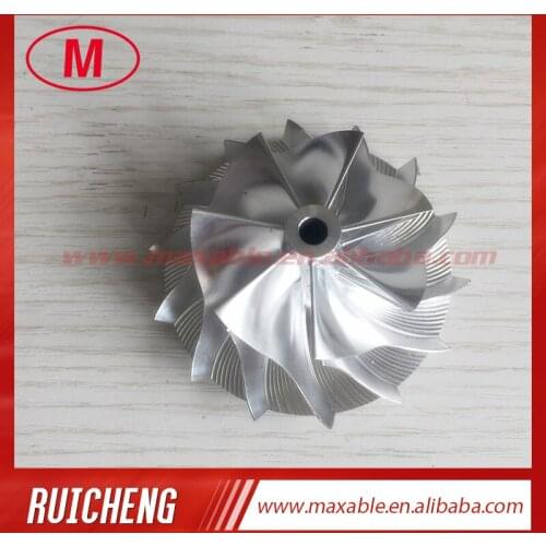 RHF5 45.00/61.98mm 7+7 blades high performance turbo turbocharger aluminum 2618/milling/billet compressor wheel