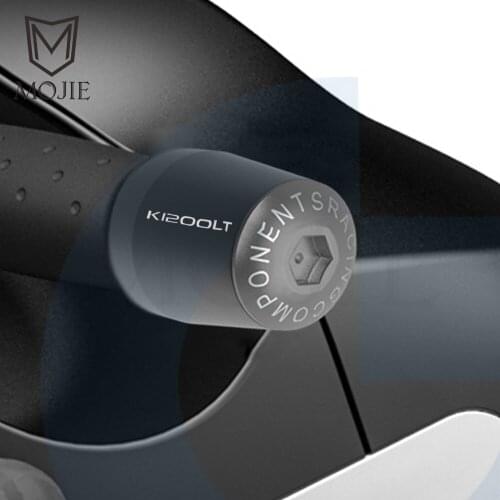 22mm Motorcycle Handlebar Grips End Handle Bar Cap End Plug For BMW K1200LT K 1200 LT K1200 LT 1997-2010 Handlebar Grips End