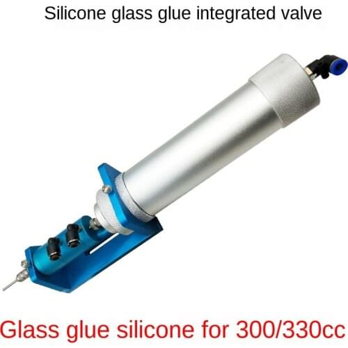 Customized Silicone Cylinder Dispensing Valve Double Action Dispensing Valve Glass Adhesive Glue Cartridge Dispenser