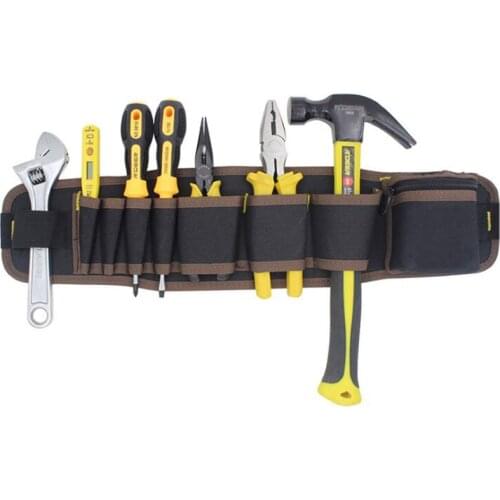 Tool Bag With Cover High Quality Tool Belt for Screwdriver Pouch Waist Tool Holder Durable Adjustable Electric Drill Bag